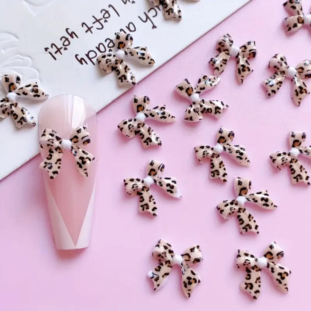 Nellz Gold Charm Bows