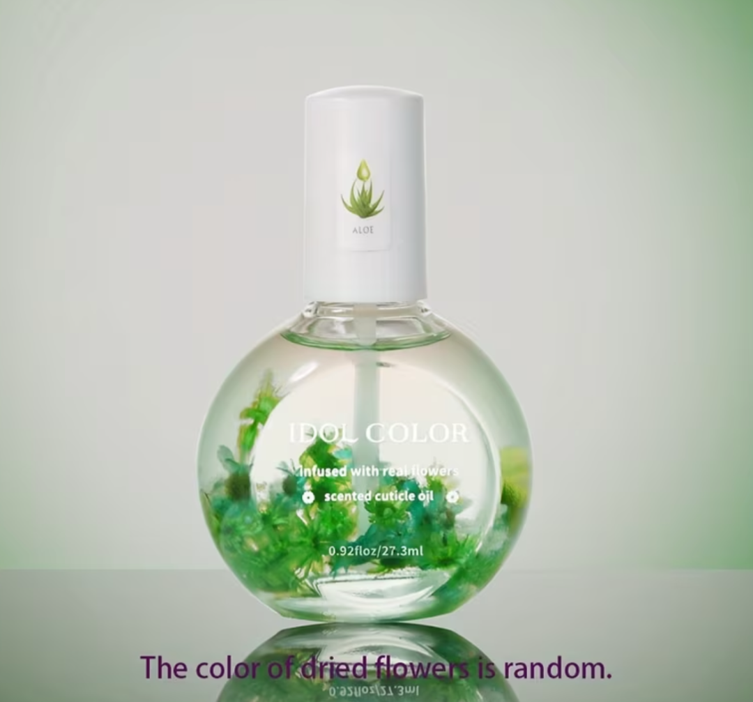Flower Cuticle Oil Bottle