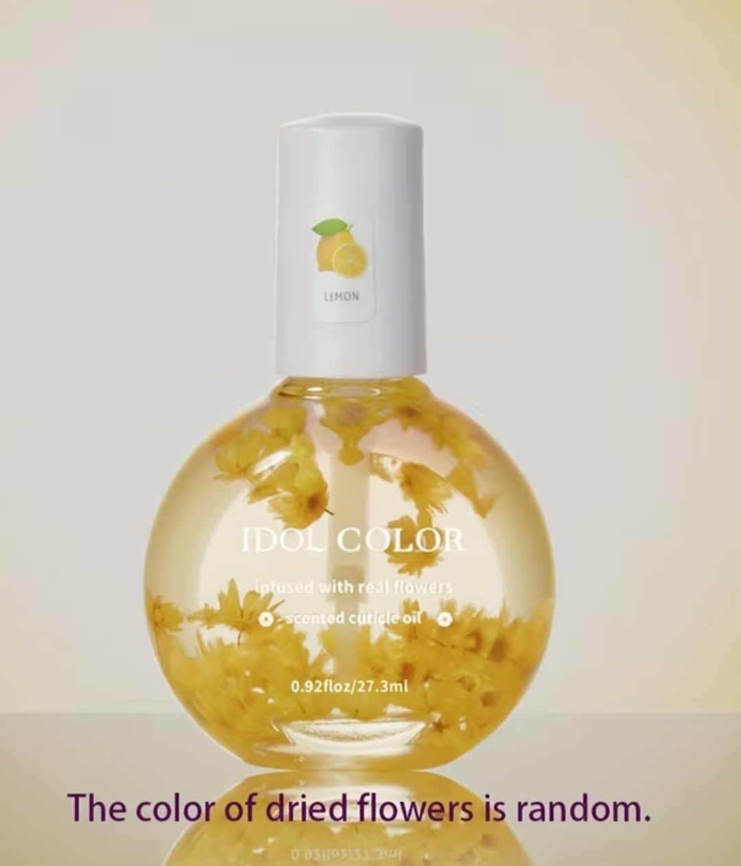 Flower Cuticle Oil Bottle