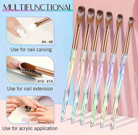 Nellz Borealis Acrylic Brush Set