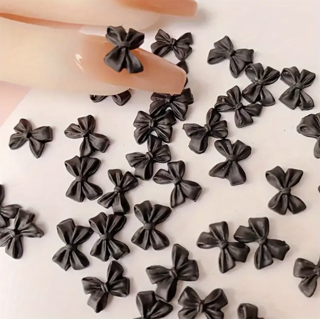 Black Bows Charms