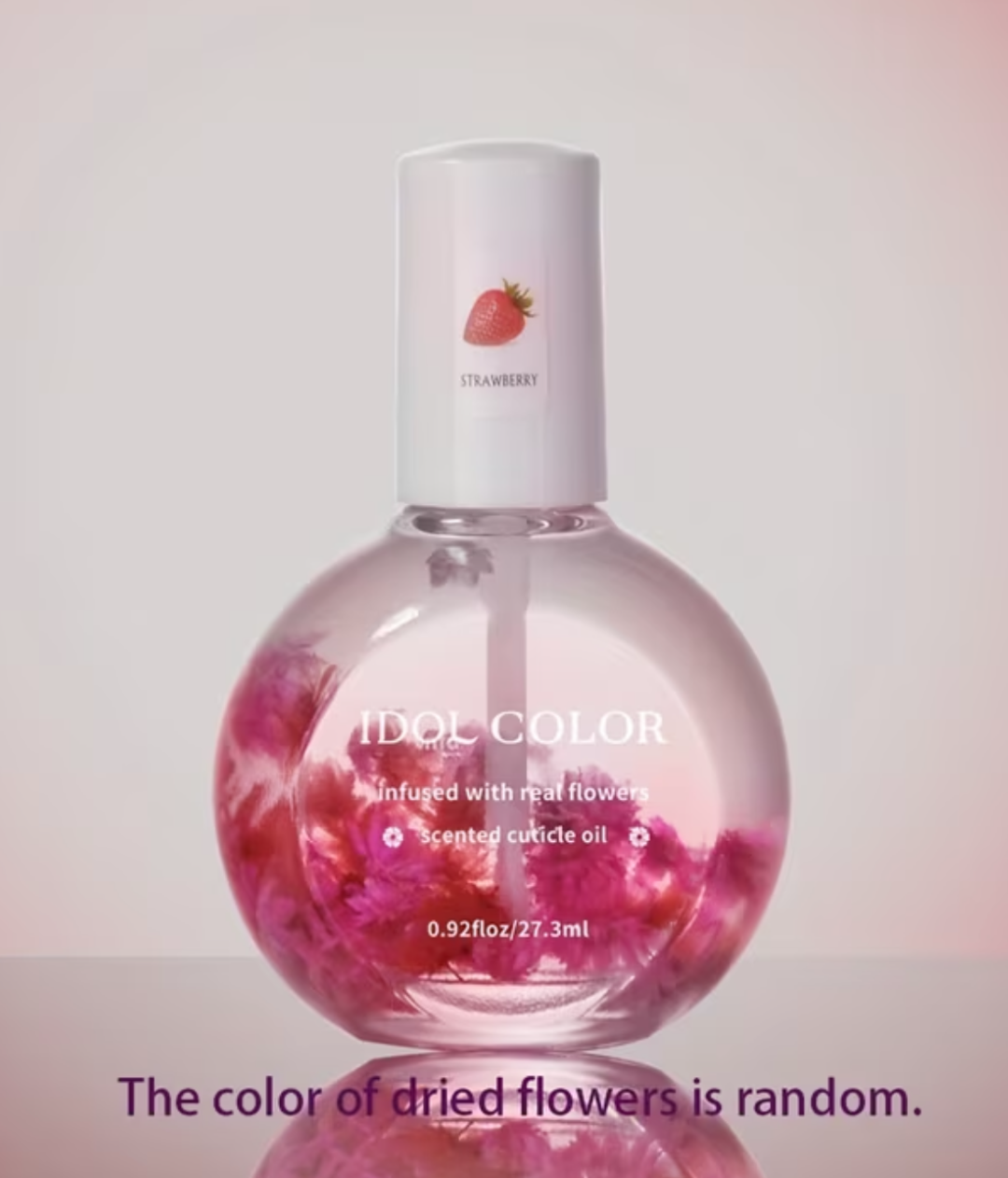Flower Cuticle Oil Bottle