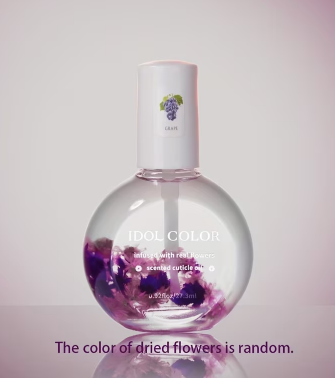 Flower Cuticle Oil Bottle