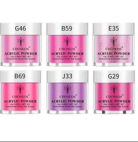 Nellz 6pcs Choseos Acrylic Powder Set