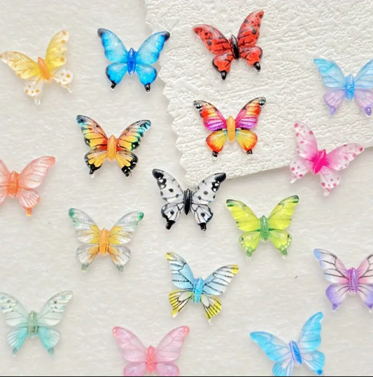 Colorful Butterflies Charms