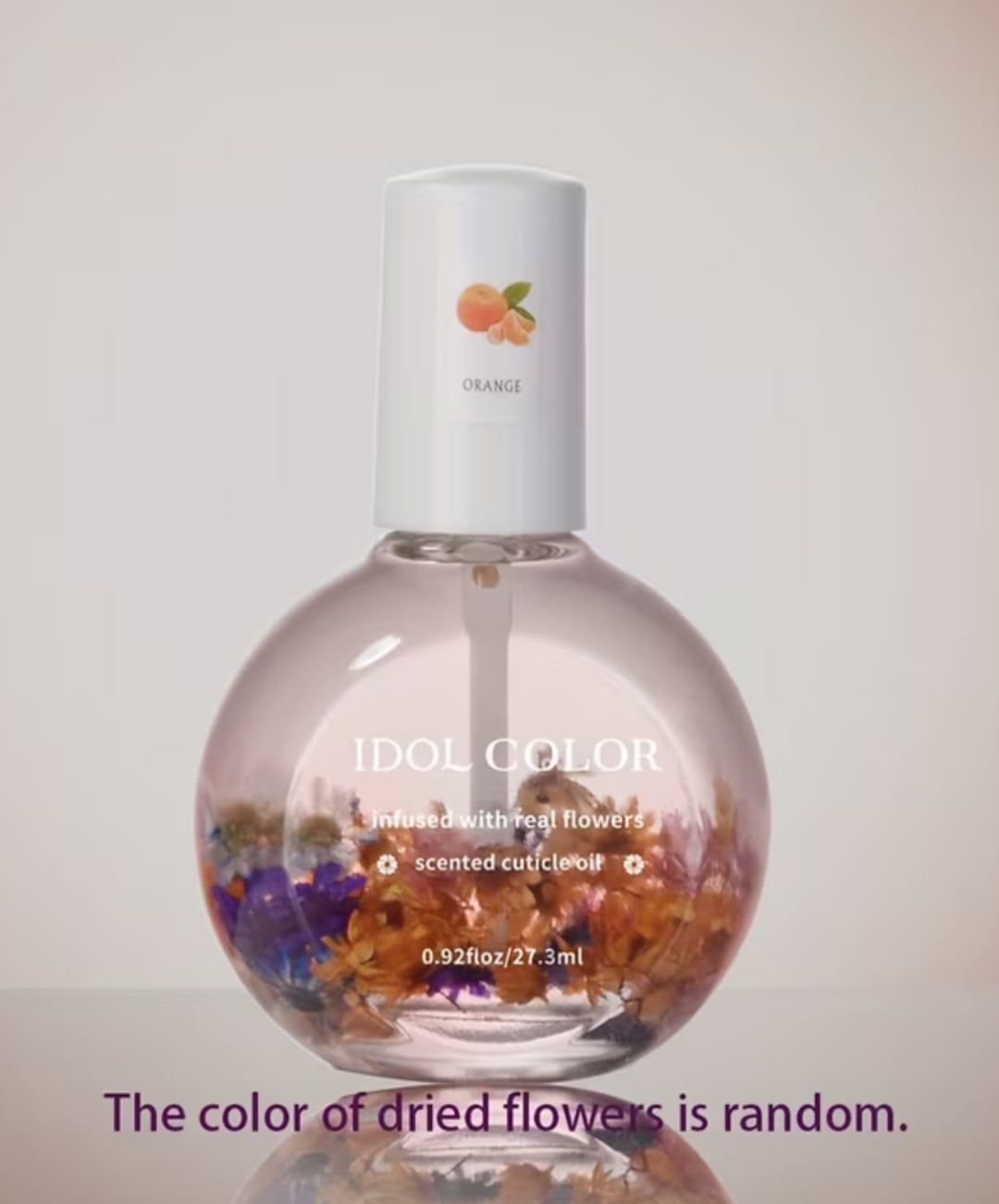 Flower Cuticle Oil Bottle