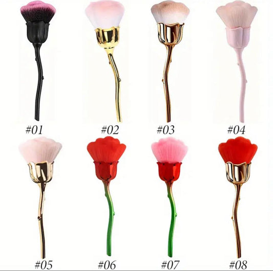 Nellz Rose Flower-Shaped Dust Brushes