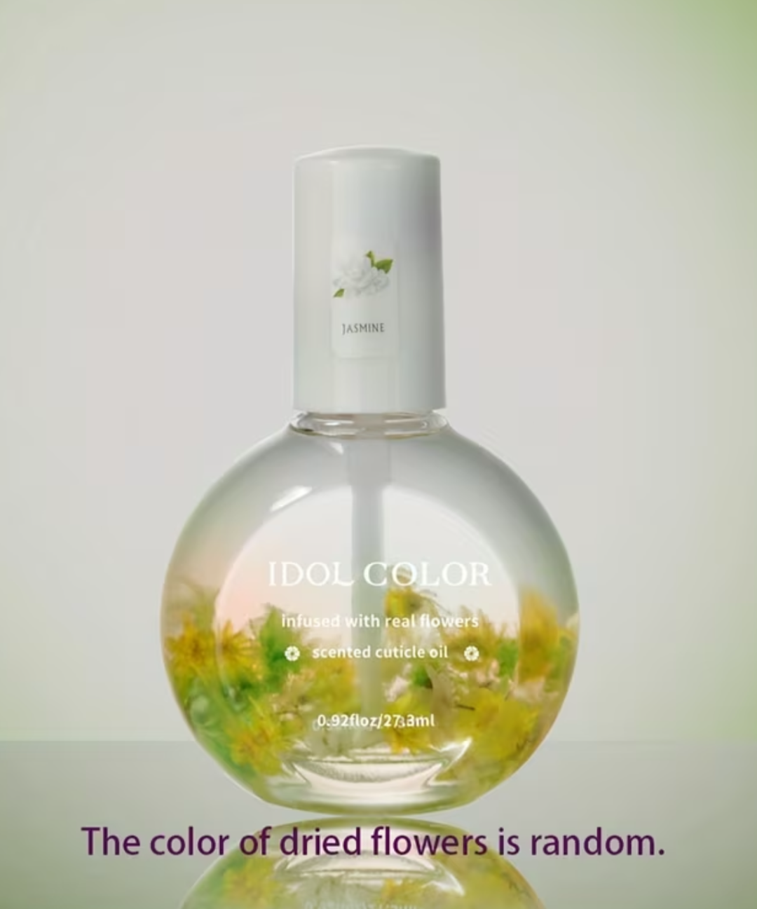 Flower Cuticle Oil Bottle