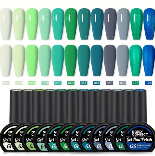 Nellz Green Gel Polish