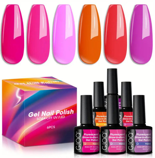 Nellz Gel Polish 6pcs