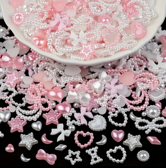 Pink and White Charms