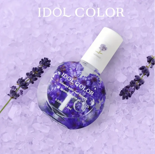 Flower Cuticle Oil Bottle